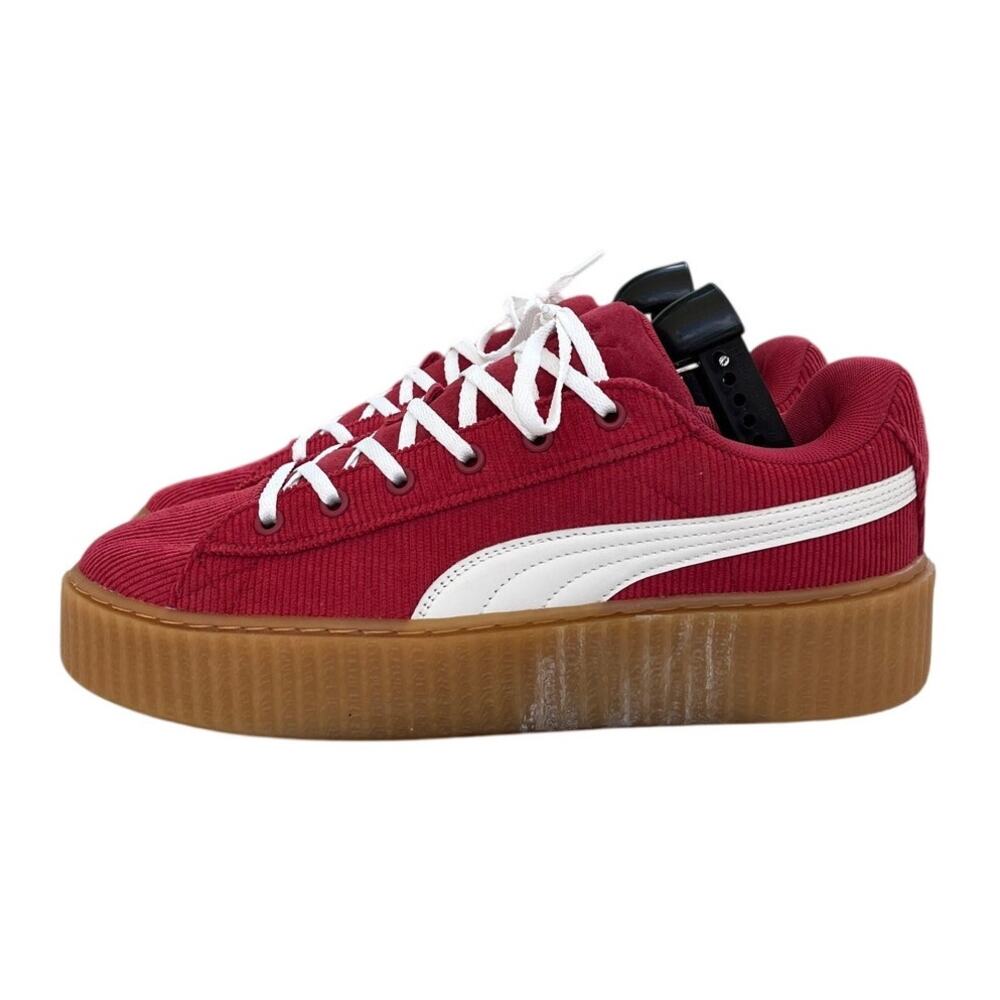 Puma Fenty x Creeper Phatty 399871-04 Corduroy Sports Athletic Sneaker SZ 11 Red